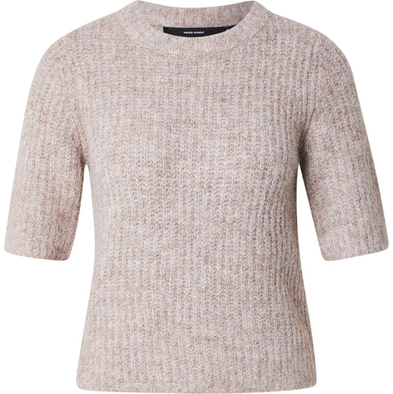 VERO MODA Sveter VMAwsome béžová melírovaná 67200524