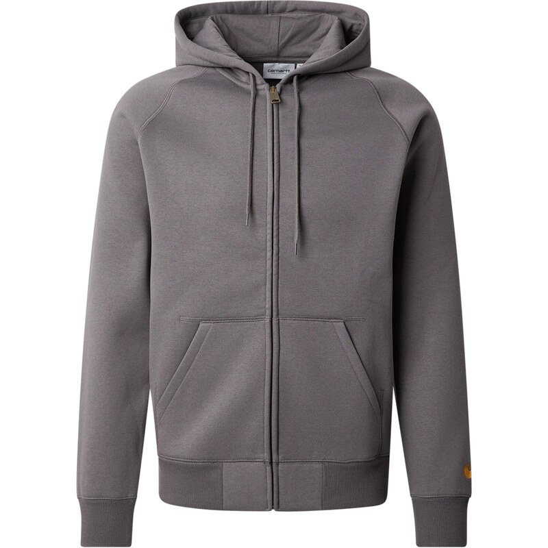 Carhartt WIP Tepláková bunda Chase sivá 67200573