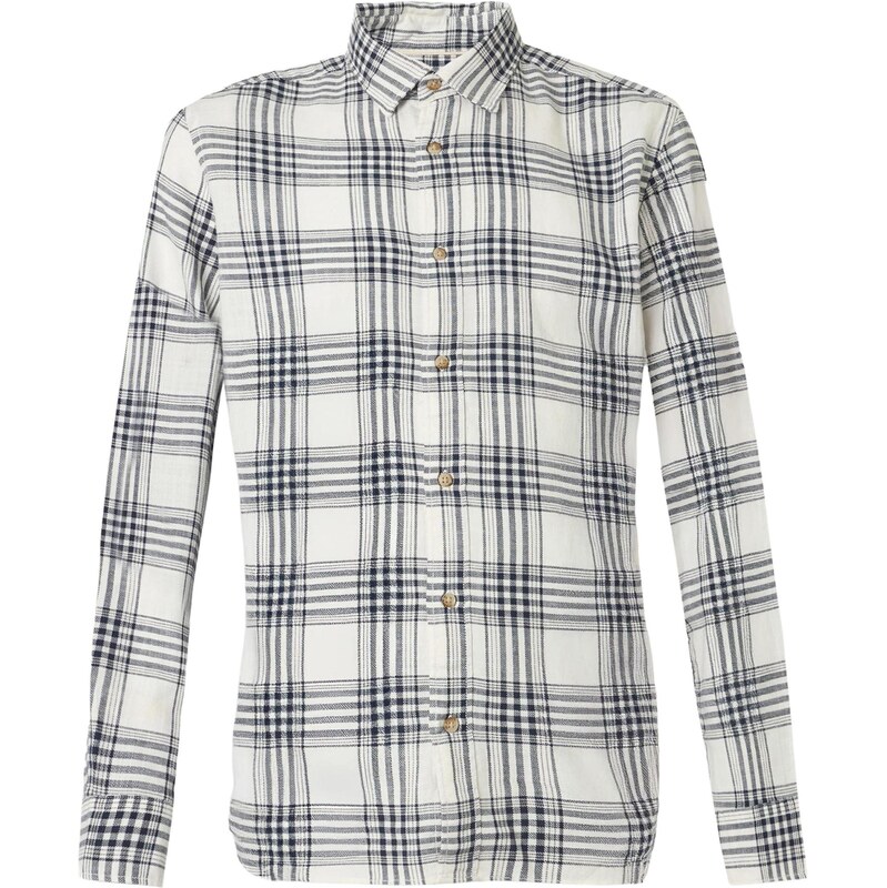 JACK & JONES Košeľa JJEDOVER čierna / biela 67200648