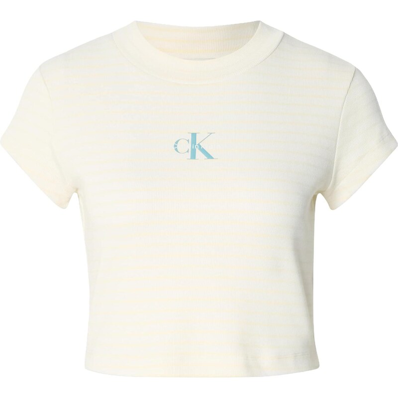 Calvin Klein Jeans Tričko pastelovo žltá / svetložltá 67200638