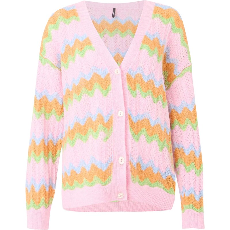 ONLY Kardigán ONLLUNA svetlomodrá / svetlozelená / mandarínková / 67200660