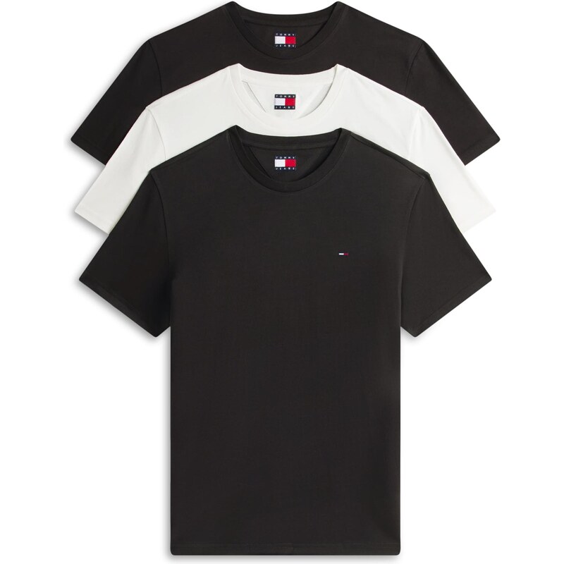 Tommy Jeans Tričko čierna / biela 67200666