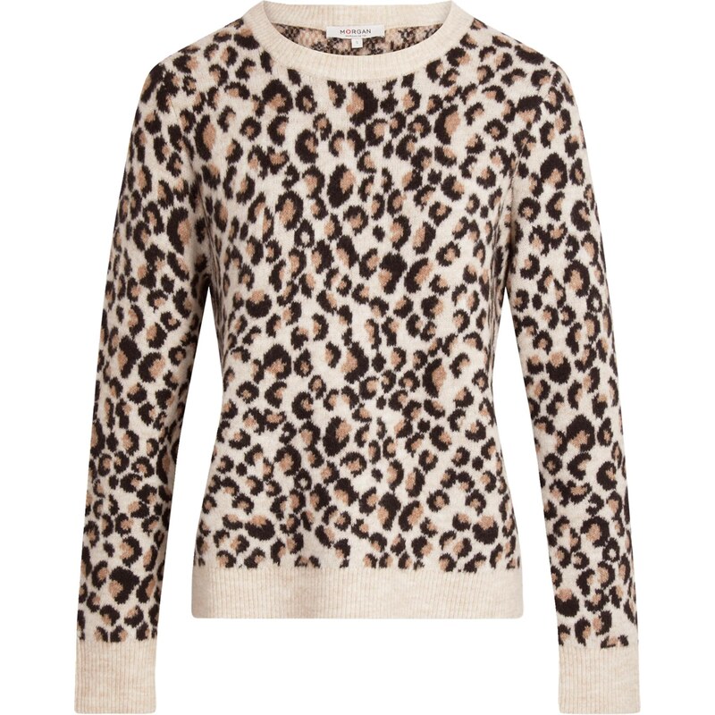 Morgan Sveter 261-ZEBRI béžová / svetlohnedá / tmavohnedá 67200702