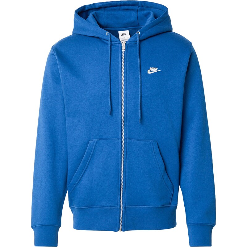 Nike Sportswear Tepláková bunda CLUB kráľovská modrá 67200718