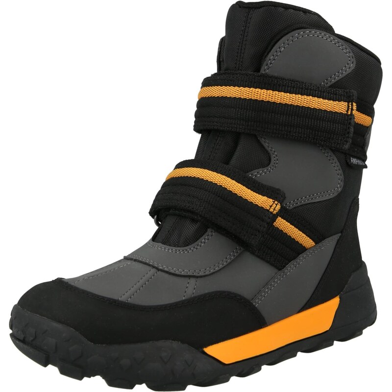 GEOX Snehule TREKKYUP sivá / oranžová / čierna 67200782