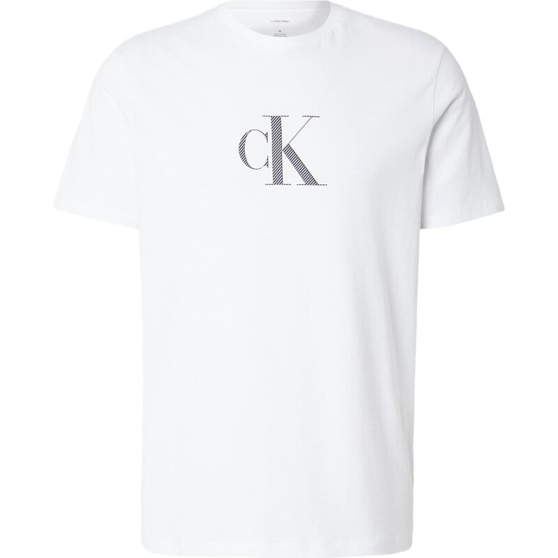 Calvin Klein Tričko svetlosivá / čierna / biela 67200801