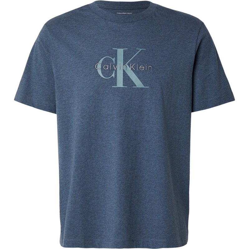 Calvin Klein Jeans Tričko Hero dymovo modrá / sivá / nefritová 67200799