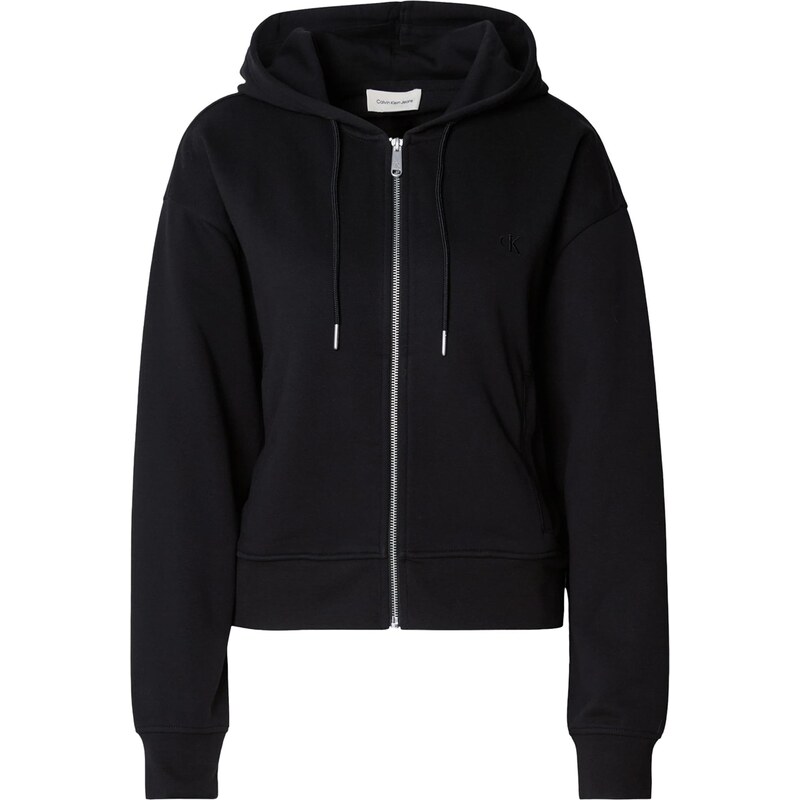Calvin Klein Jeans Tepláková bunda čierna 67200818