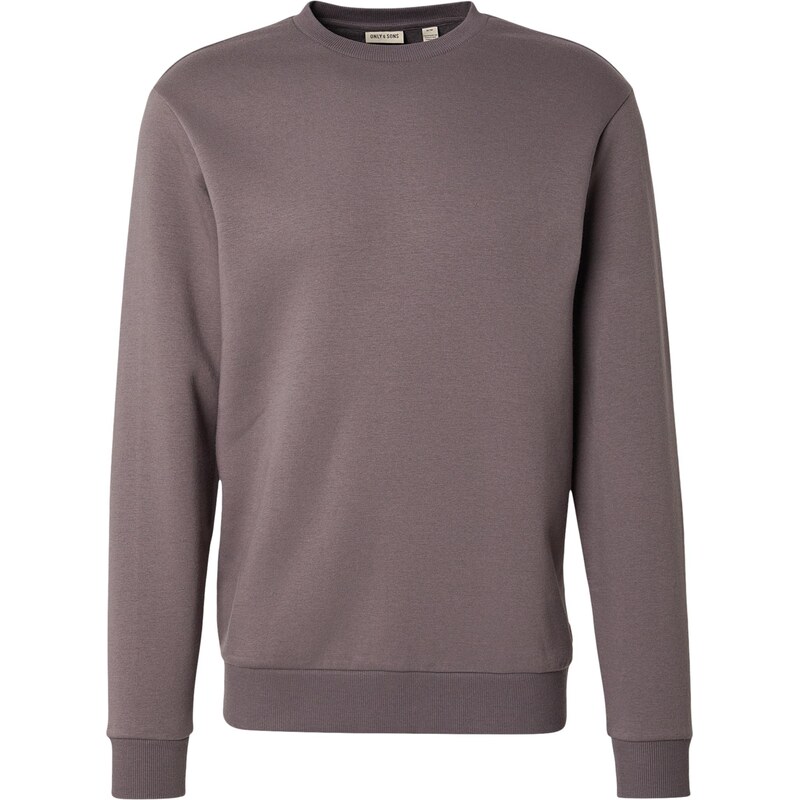 Only & Sons Mikina ONSCERES tmavohnedá 67200830