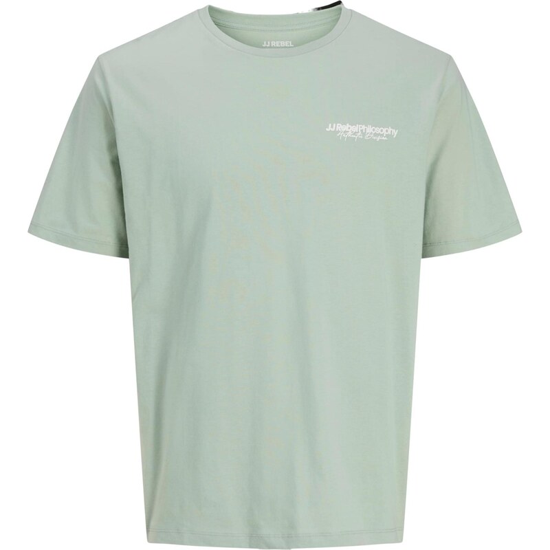 JJ Rebel Tričko JREBZACK pastelovo zelená / biela 67200845