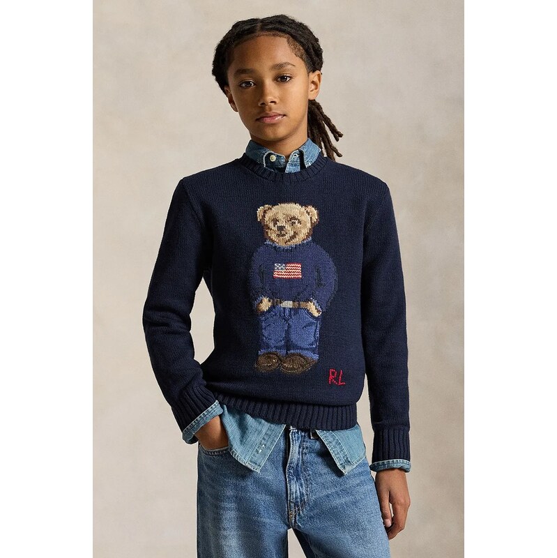 Detský bavlnený sveter Polo Ralph Lauren 67199655