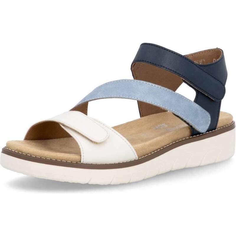 RIEKER Dámske sandále REMONTE D2050-15 modrá S6 67201274