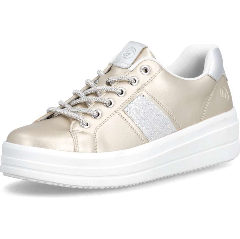 RIEKER Dámske tenisky REMONTE D1C10-91 zlatá S6 67201280