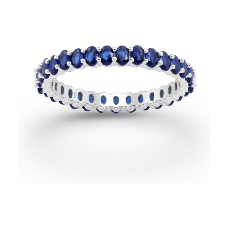 Strieborný prsteň Elin – MODRÁ 67205441