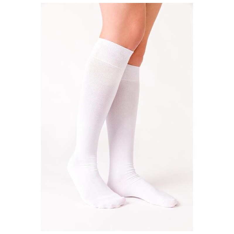 Steven Bavlnené podkolienky 072 biele 67546961