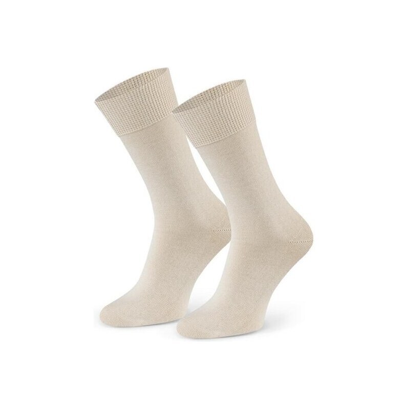 Steven Kvalitné bavlnené ponožky 200 ecru 67546962