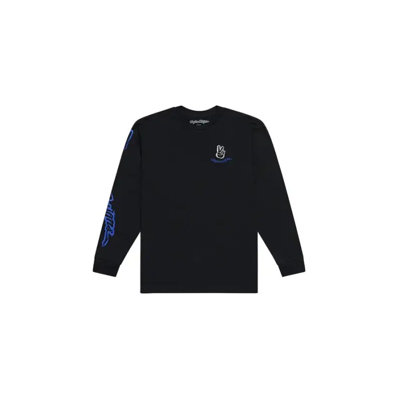 Troy Lee Designs Peace Out pánske tričko dlhý rukáv Black vel. S 67208905