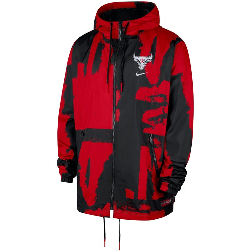 Nike NBA Chicago Bulls Courtside Club Woven Full-Zip Jacket - Pánske - 67211092