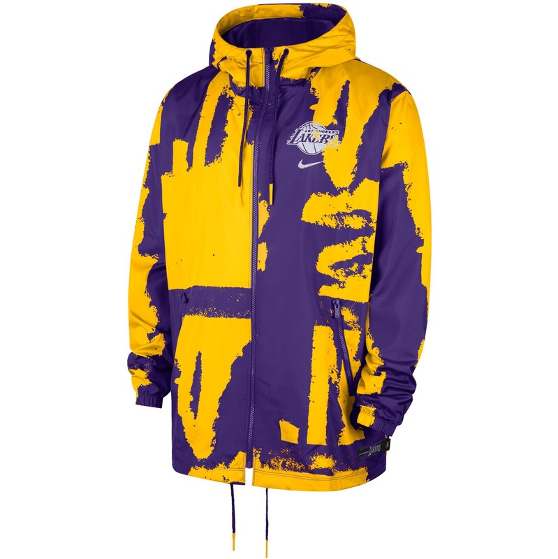 Nike NBA Los Angeles Lakers Courtside Club Woven Full-Zip Jacket - 67211093