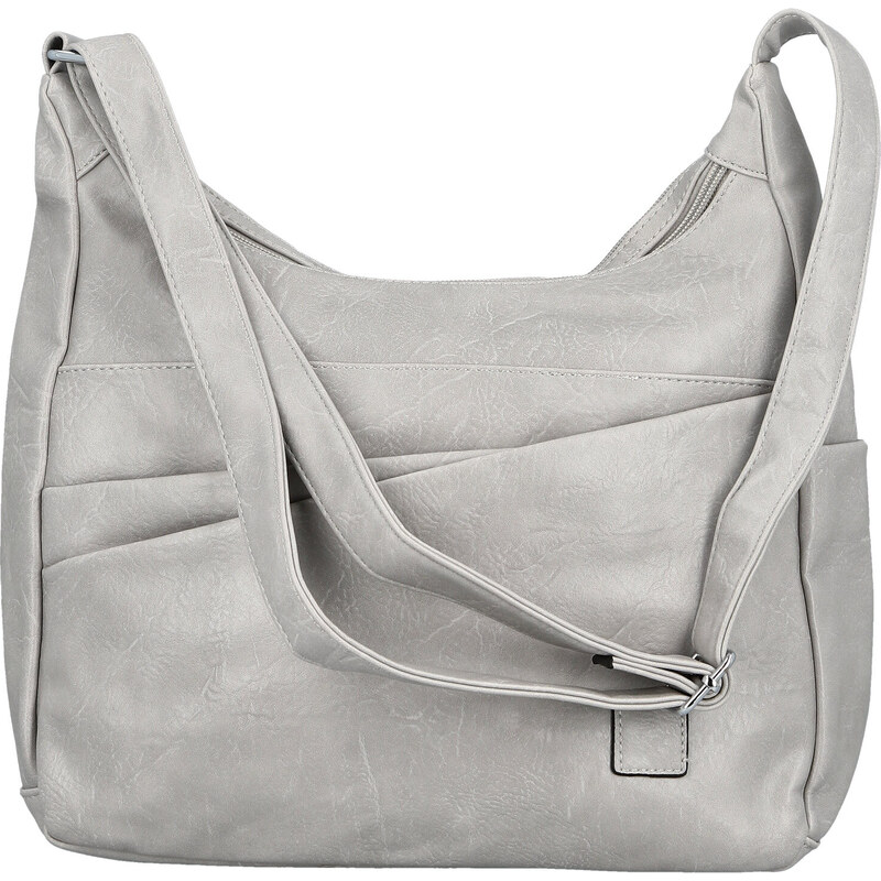 Dámska crossbody kabelka svetlo šedá - Firenze Ricco šedá 67407933
