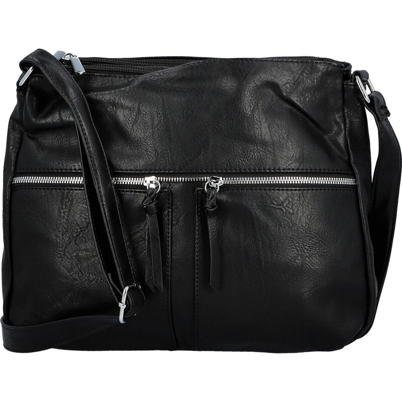 Dámska crossbody kabelka čierna - Firenze Bessy čierna 67295157