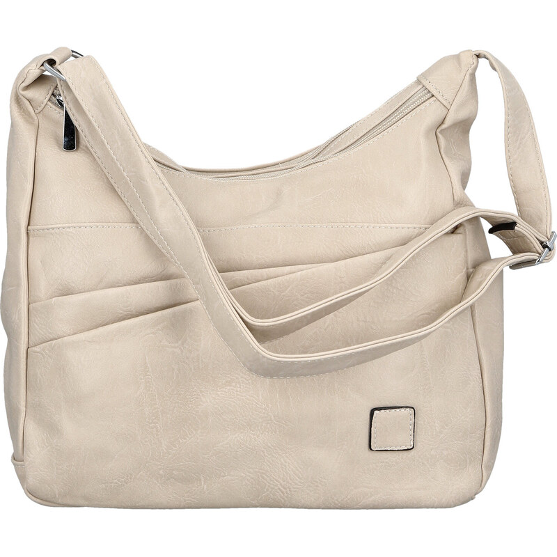 Dámska crossbody kabelka krémová - Firenze Ricco krémová 67442078