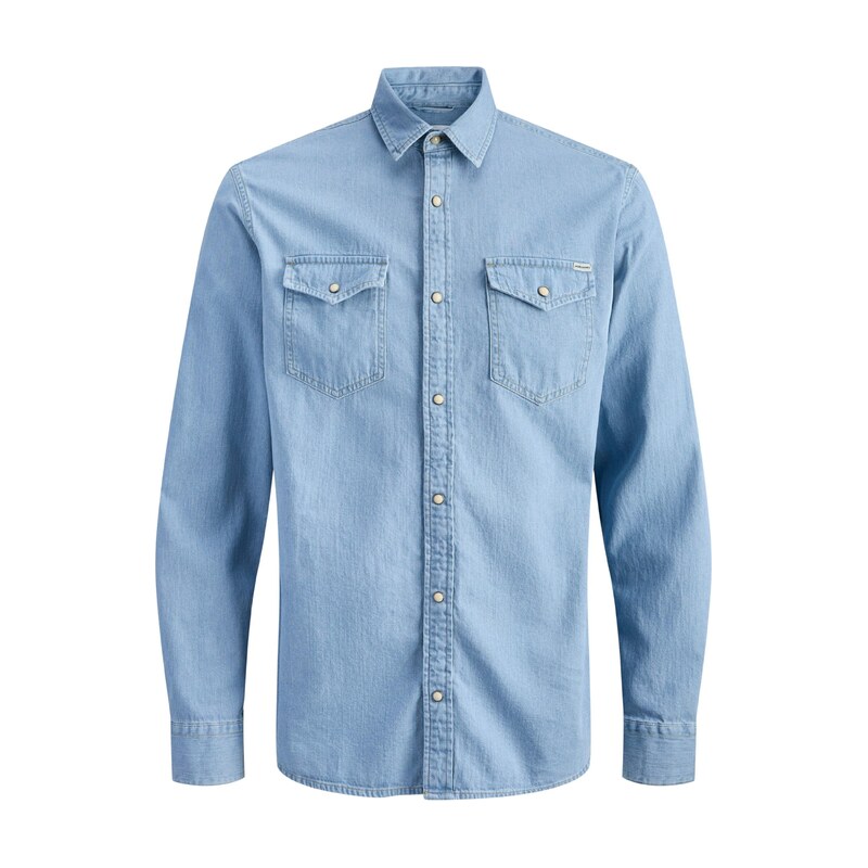 JACK & JONES Košeľa JJESheridan modrá denim 12646947