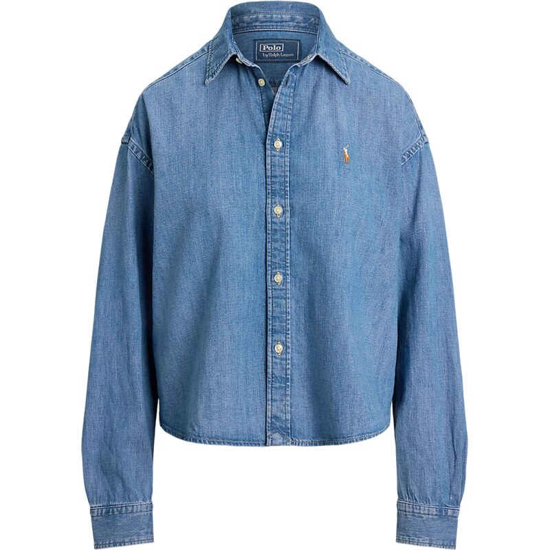 Polo Ralph Lauren Blúzka modrá denim 65284055