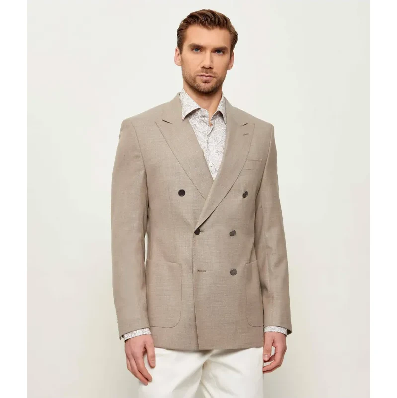 BOSS BLACK Vlnená sako H-Hutson-DB-261 | Slim Fit 67214465