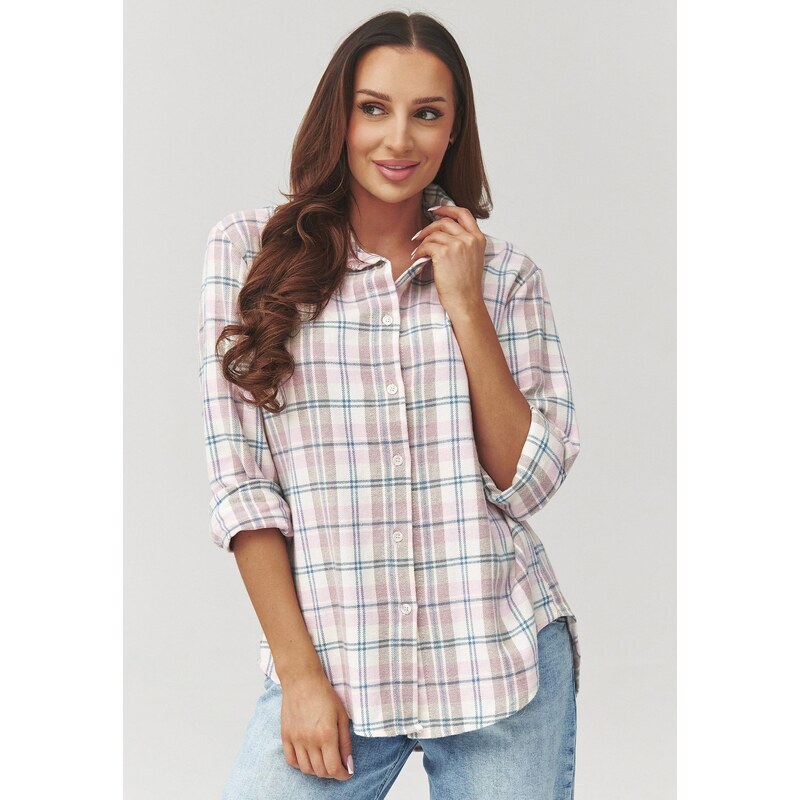 Makadamia Dámska kockovaná košeľa vz2 C35 | farebná C35 67214340