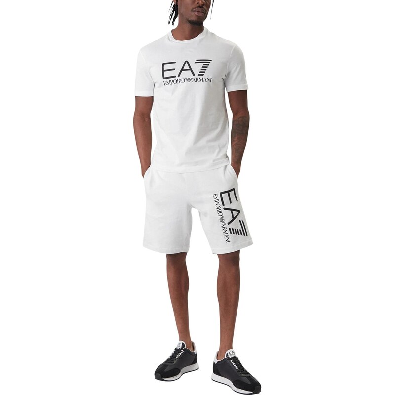 Biele pánske kraťasy EA7 67215395