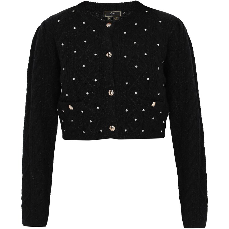 faina Kardigán čierna / biela 67220093