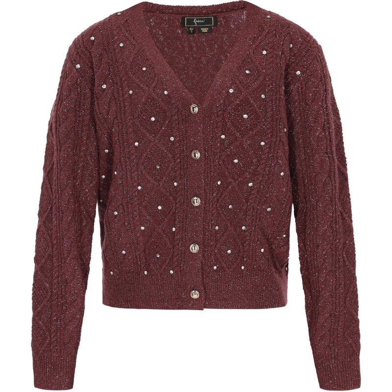 faina Kardigán burgundská 67220106