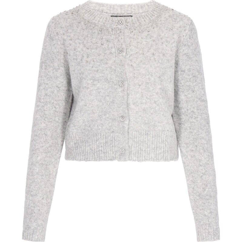 DreiMaster Vintage Kardigán svetlosivá 67220098