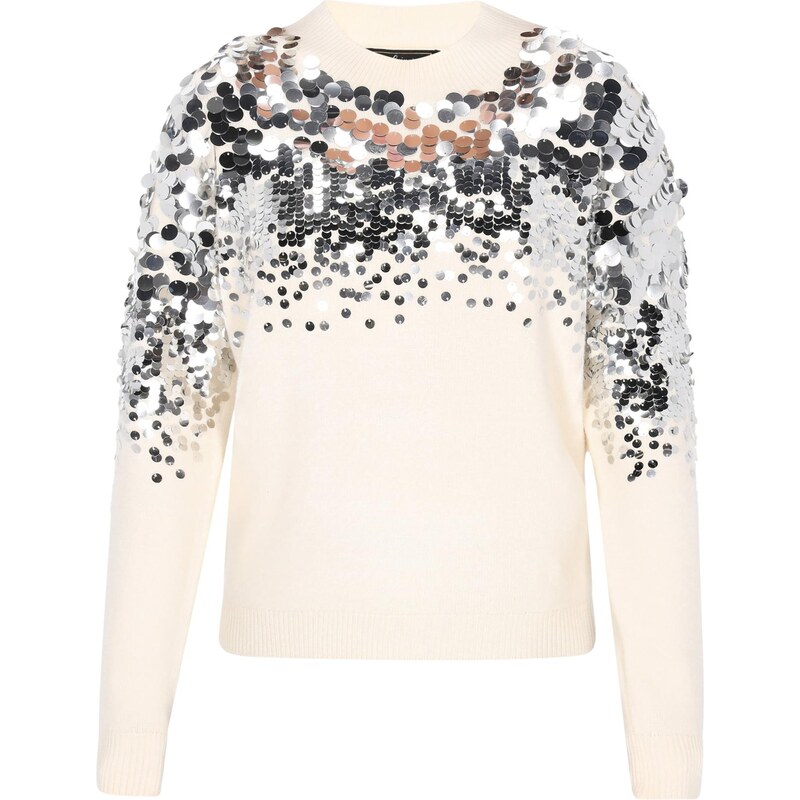 faina Sveter strieborná / šedobiela 67220109