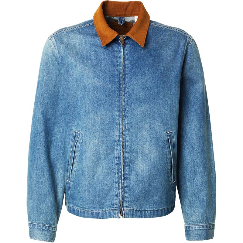 LEVIS Prechodná bunda Mechanics Full-Zip Jacket modrá denim / 67220165