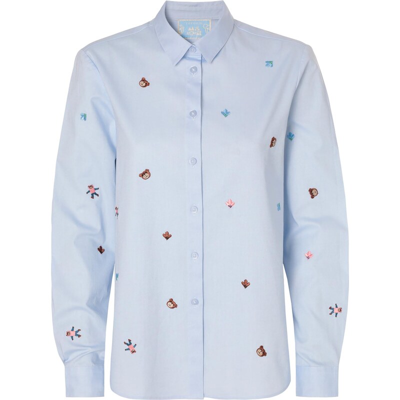 TATUUM Blúzka EDINA svetlomodrá / zmiešané farby 67220211