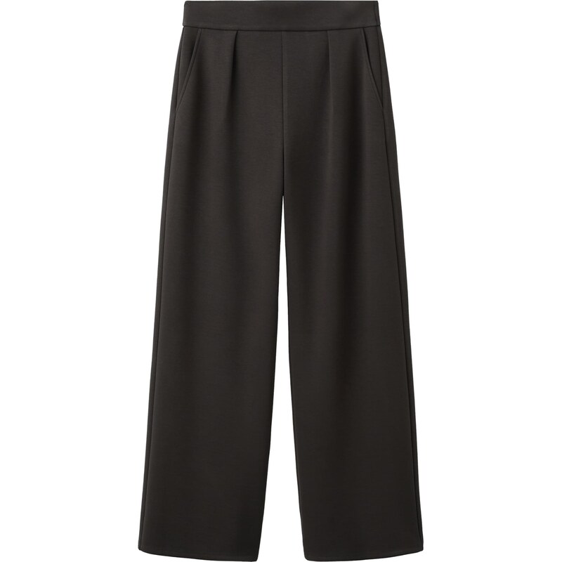 MANGO Plisované nohavice GUESI hnedá 67220303