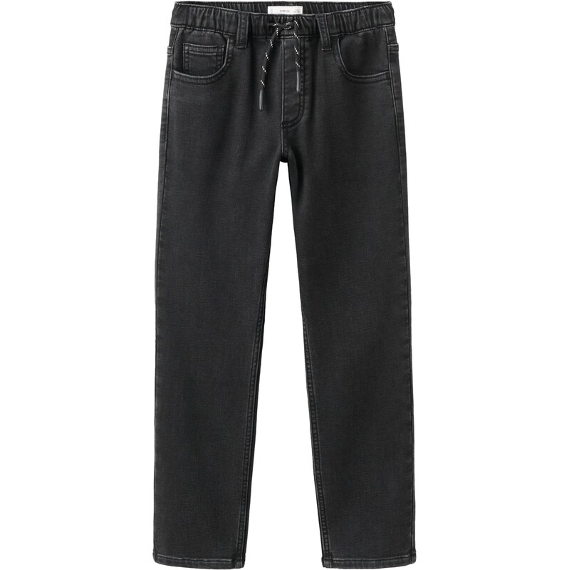 MANGO KIDS Džínsy COMFY čierny denim 67220305