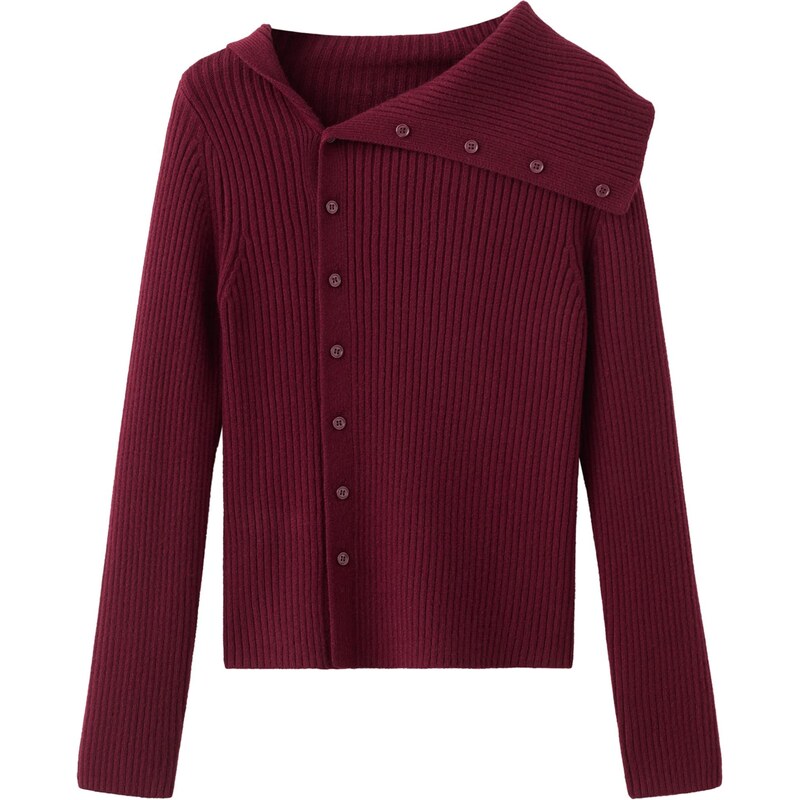 MANGO Kardigán ALMANSA bordová 67220335