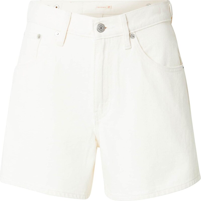 LEVIS Džínsy Cinch Mid-Thigh Shorts biely denim 67220362