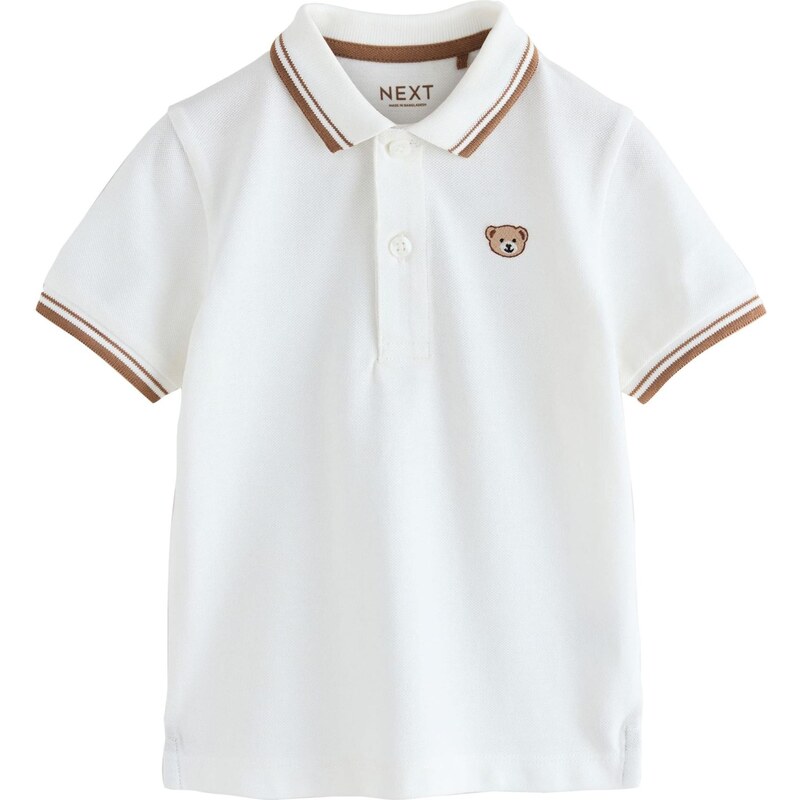 Next Tričko karamelová / biela 67220592