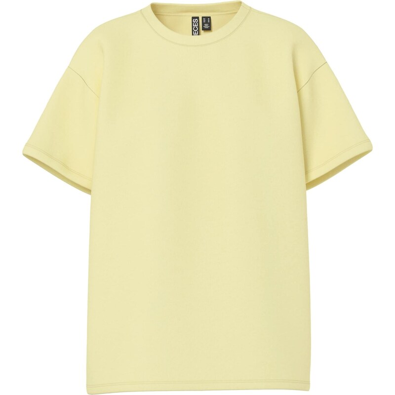 PIECES Tričko PCSkylar pastelovo žltá 67237441