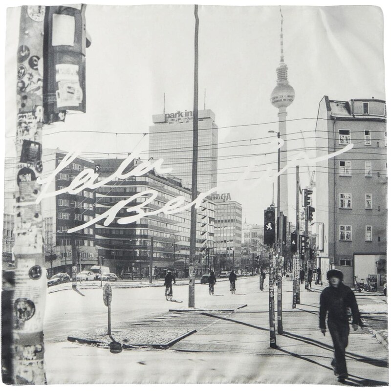 Lala Berlin Šatka Berlin sivá / svetlosivá / čierna / šedobiela 67220888