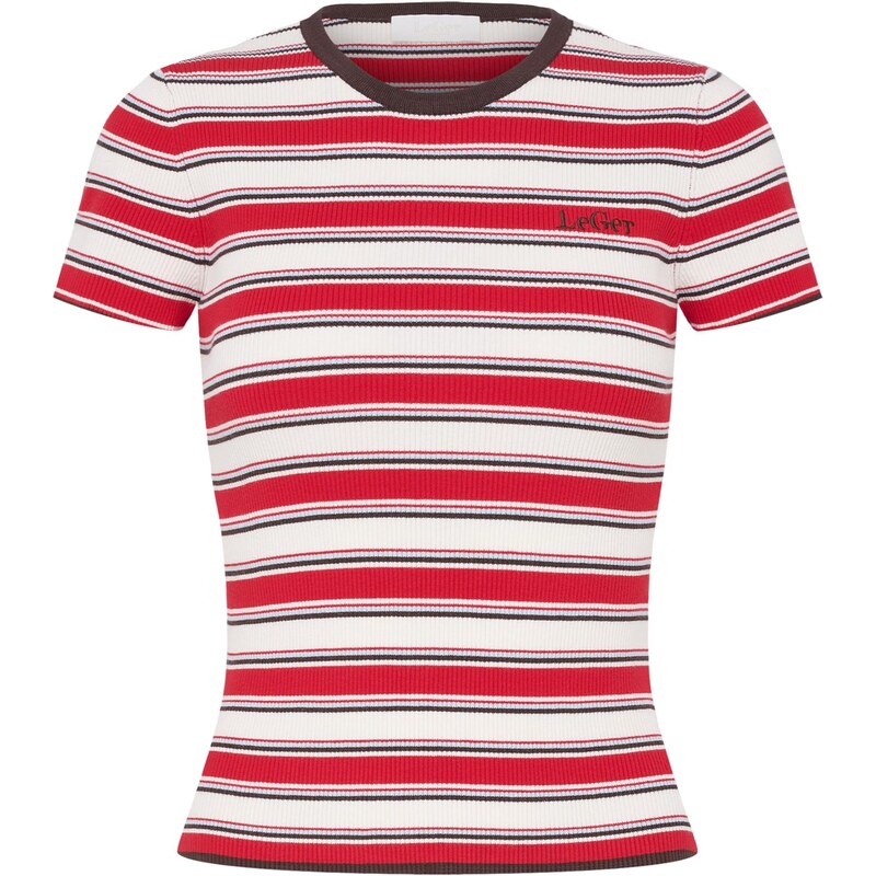 LeGer by Lena Gercke Tričko Danielle svetlomodrá / hnedá / červená / 67220934