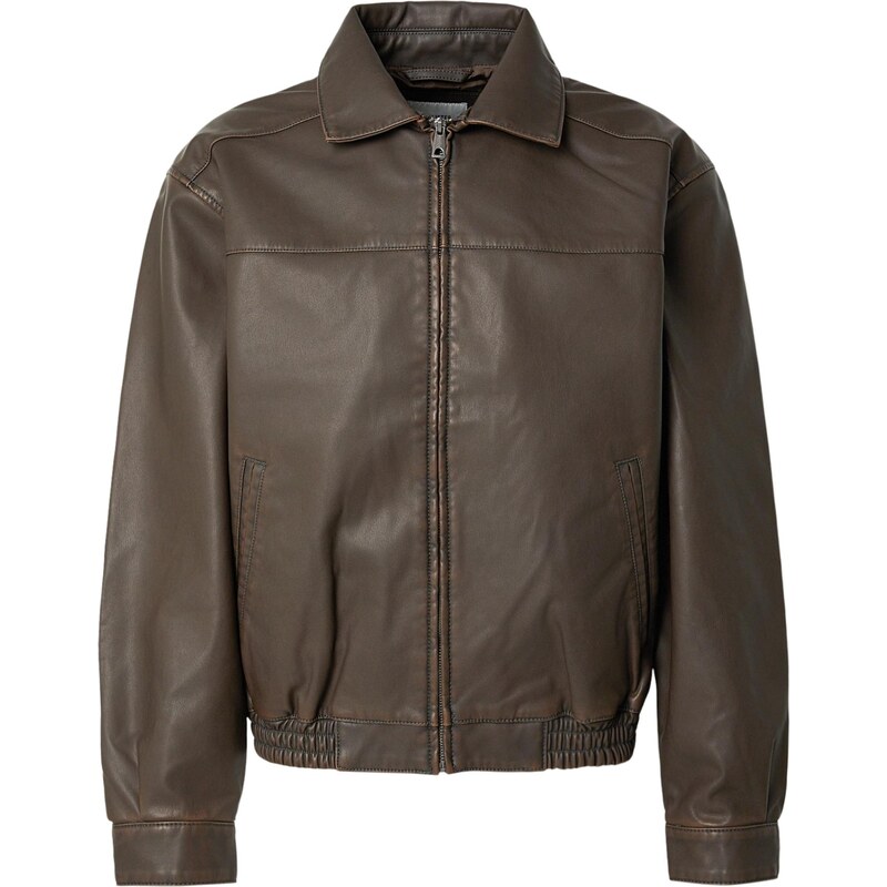 HOLLISTER Prechodná bunda hnedá 67221093