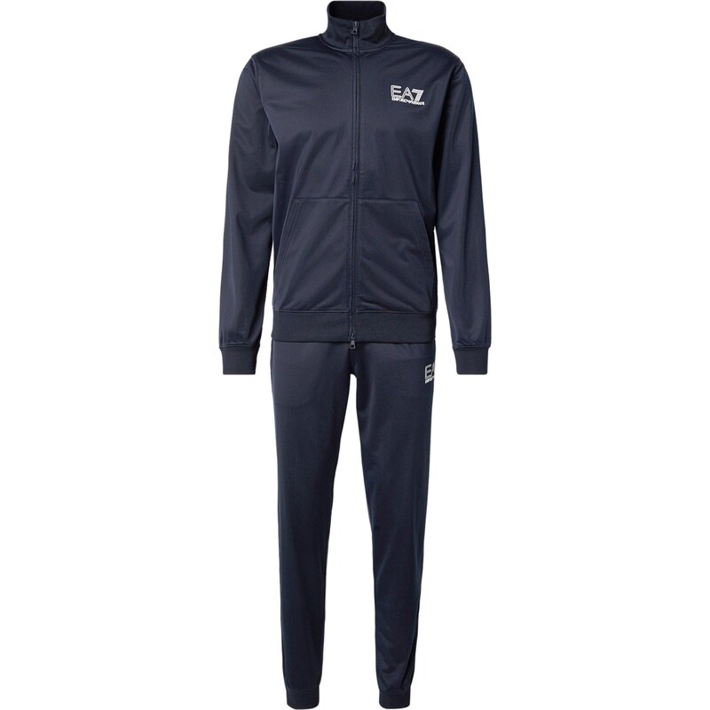 EA7 Emporio Armani Joggingová súprava tmavomodrá / biela 67221087