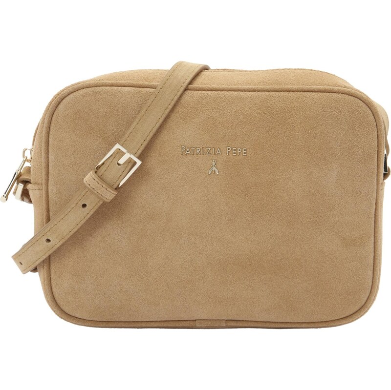 PATRIZIA PEPE Taška cez rameno piesková 67221127