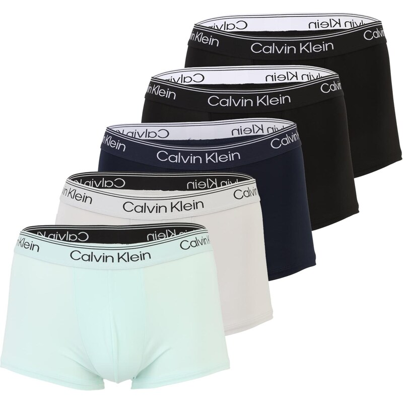 Calvin Klein Underwear Boxerky námornícka modrá / svetlosivá / mätová 67221179