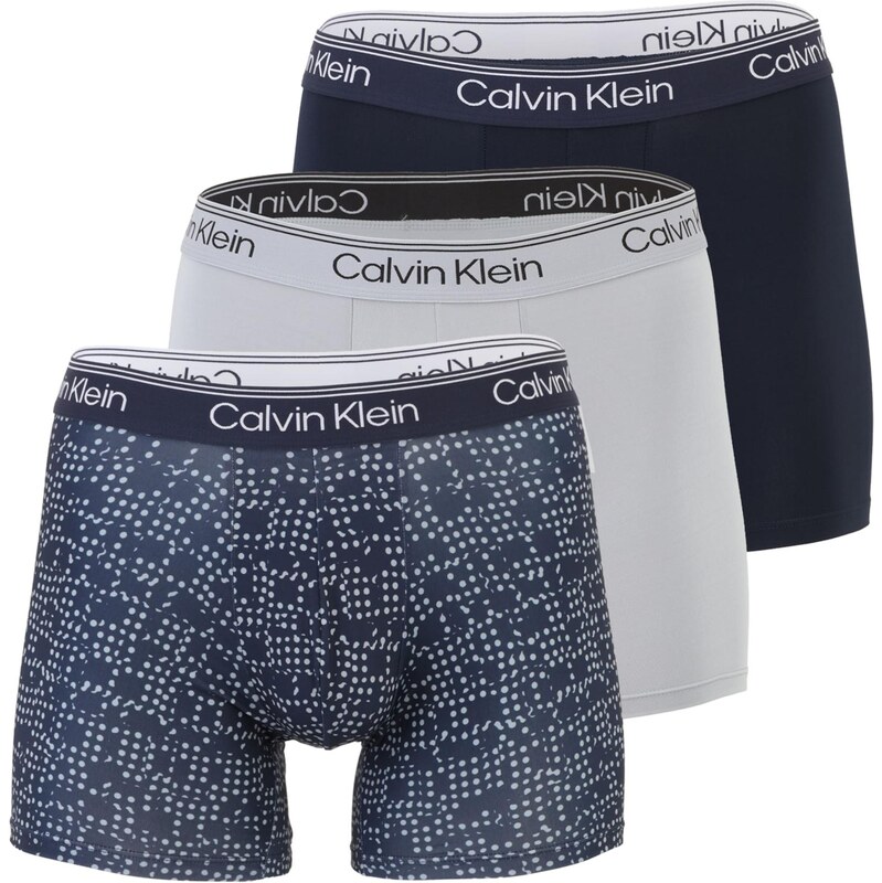 Calvin Klein Underwear Boxerky námornícka modrá / svetlosivá / čierna 67221195